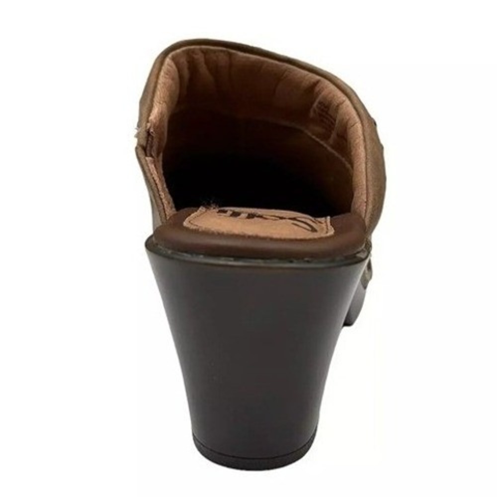 Sofft Laina Women's Closed Toe Leather Clogs Size 7.5 Mocha/Brown Arch Support - Picture 9 of 12